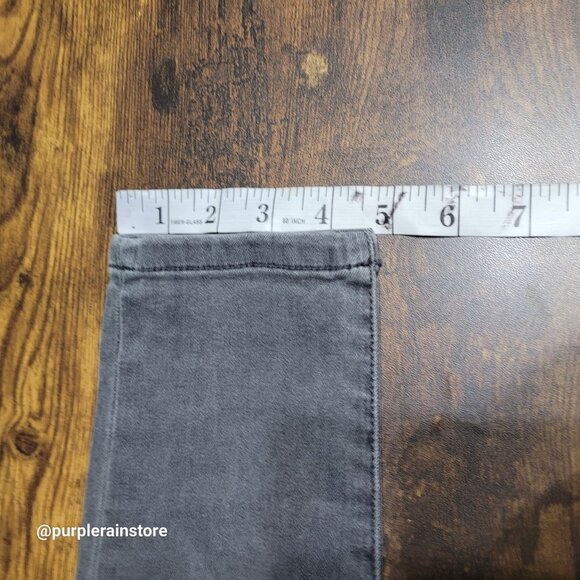 Sam Edelman Jeans 28 The Stiletto High Rise Skinny Charcoal Wash Stretch Denim - Picture 9 of 10